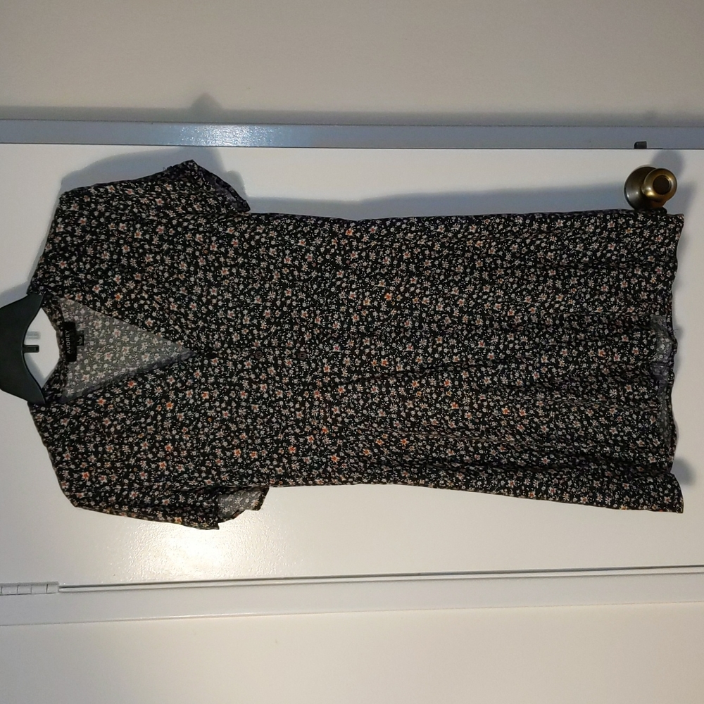 Floral skater dress, L